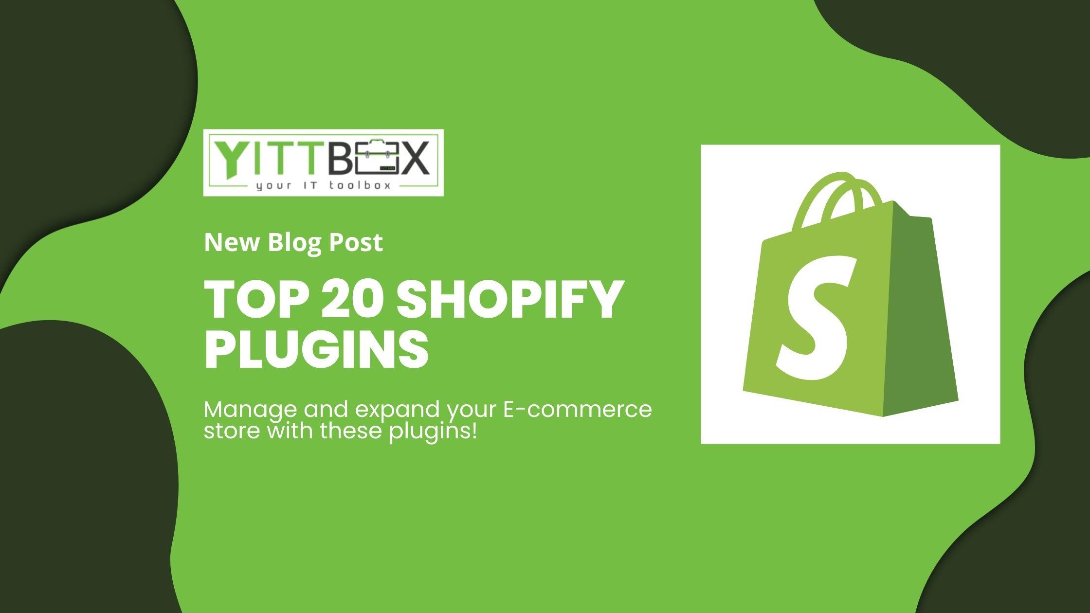 Top 20 Shopify Plugins