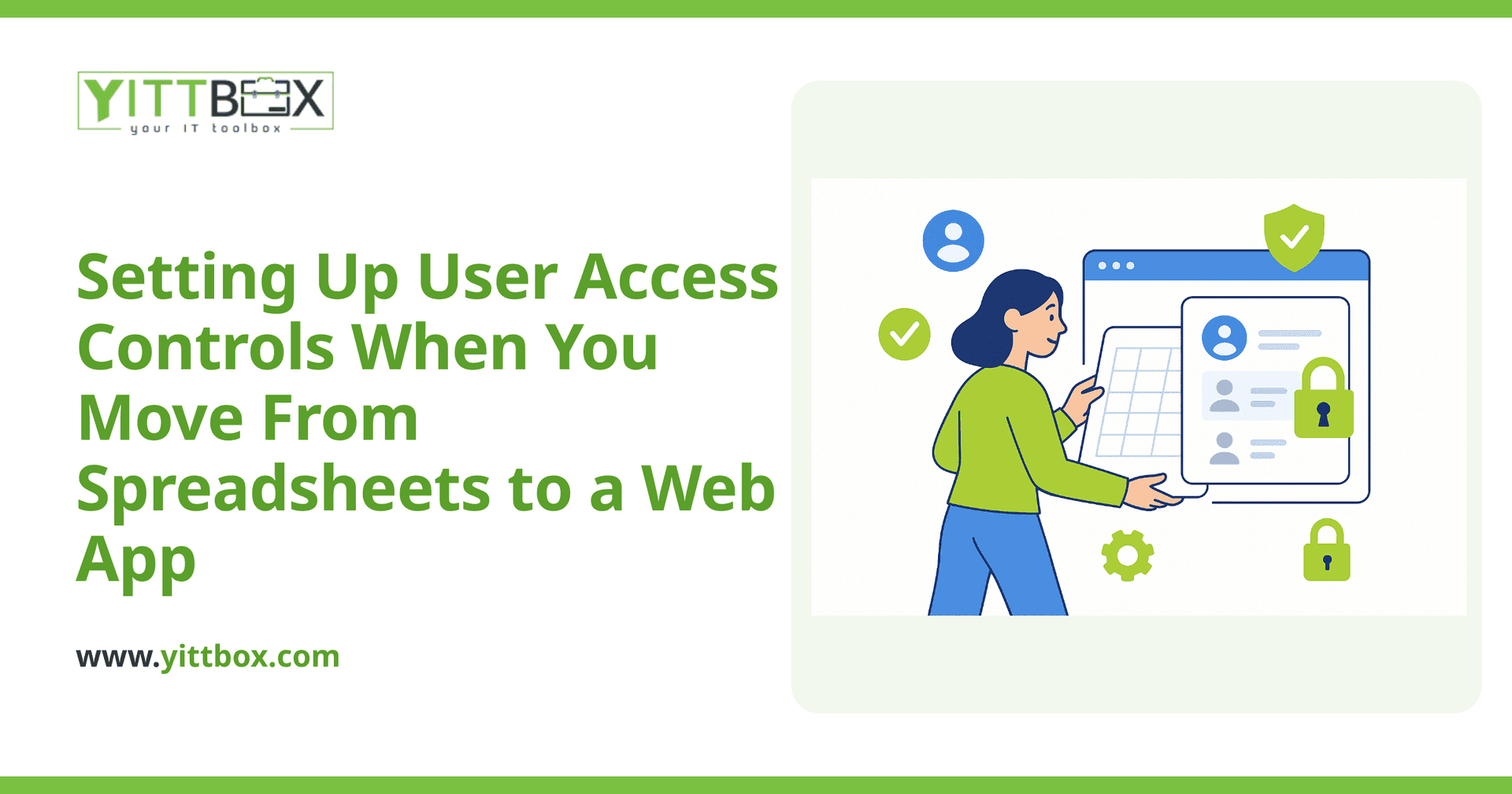 Setting Up User Access Controls When You Move From Spreadsheets to a Web App