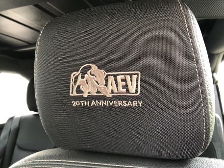AEV 20th Anniversary Stitched Seats