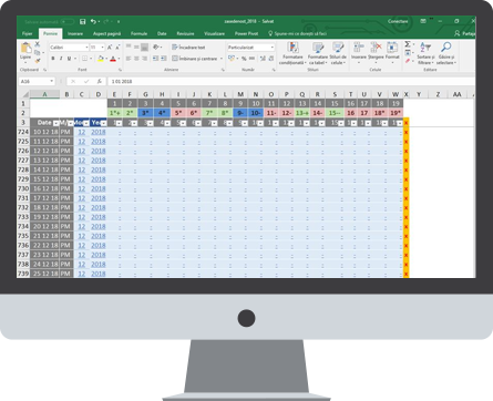 Microsoft Excel Creation and Design